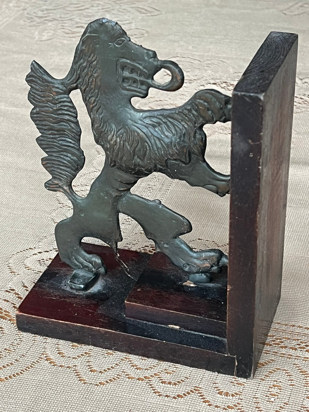 Hollandse Leeuw, boekensteun, jaren 30, Ophalen of Verzenden