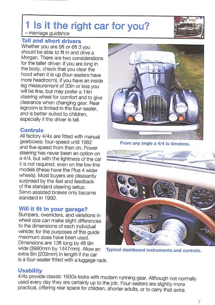 Morgan 4/4, Verzenden