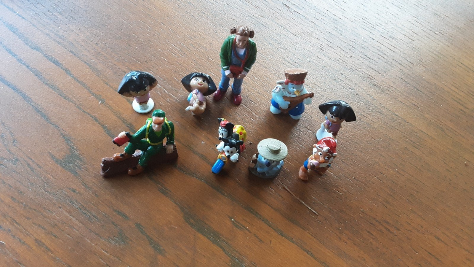 9 verschillende figuurtjes, ook leuk voor op een taart, Ophalen of Verzenden, Gebruikt