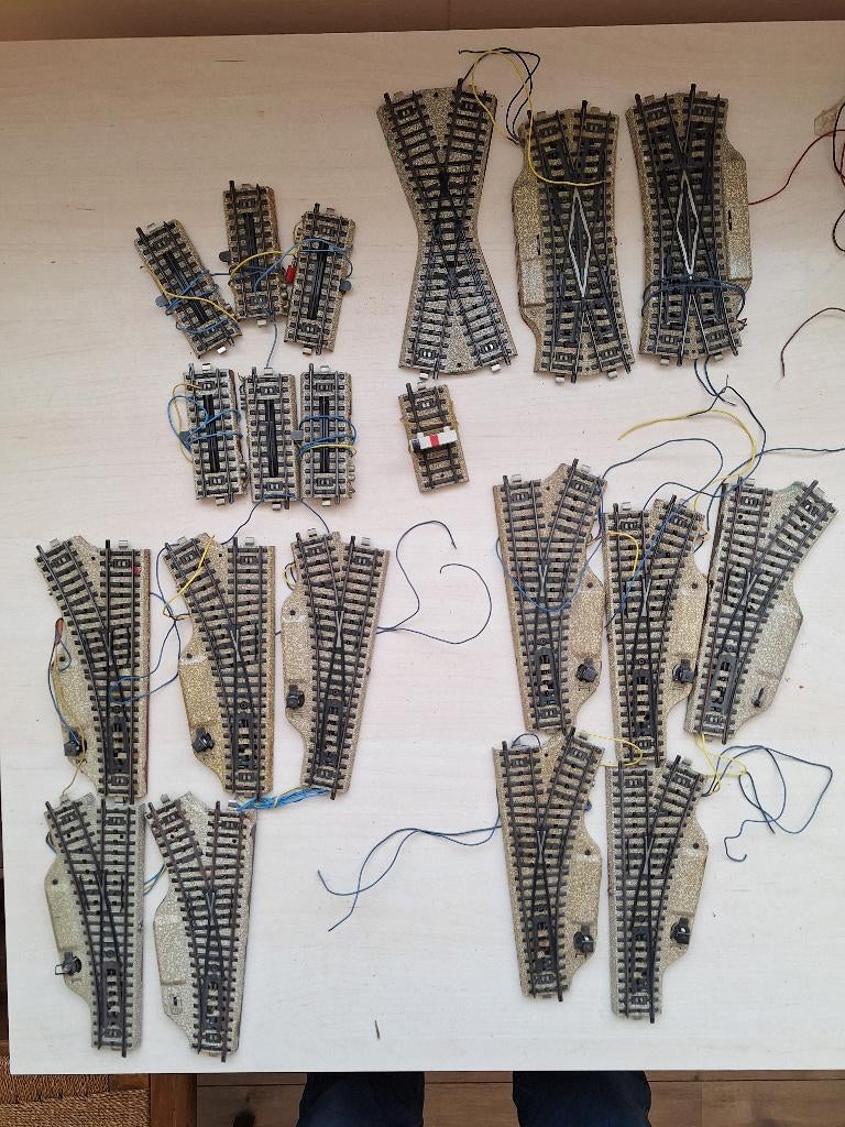 Marklin HO rails, Wisselstroom, Gebruikt, Rails, Ophalen of Verzenden