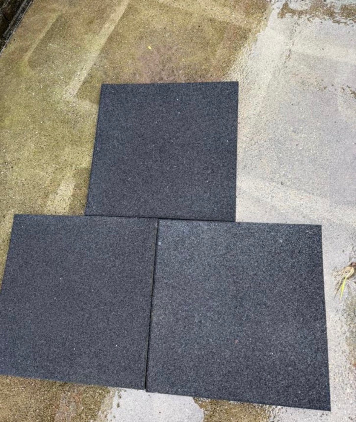 Rubberen tegels 50x50x3 speeltoestel ed ruim 7m2, Ophalen, Gebruikt, Rubber, 5 tot 10 m²