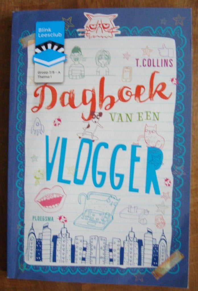 Dagboek van een vlogger - T. Collins, Boeken, Ophalen of Verzenden, Gelezen, T. Collins