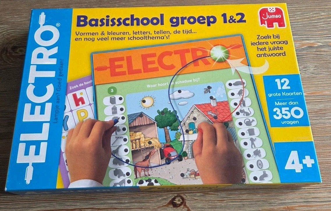 Jumbo Electro Basisschool Groep 1 & 2 Educatief Spel, Een of twee spelers, Ophalen of Verzenden, Nieuw, Jumbo