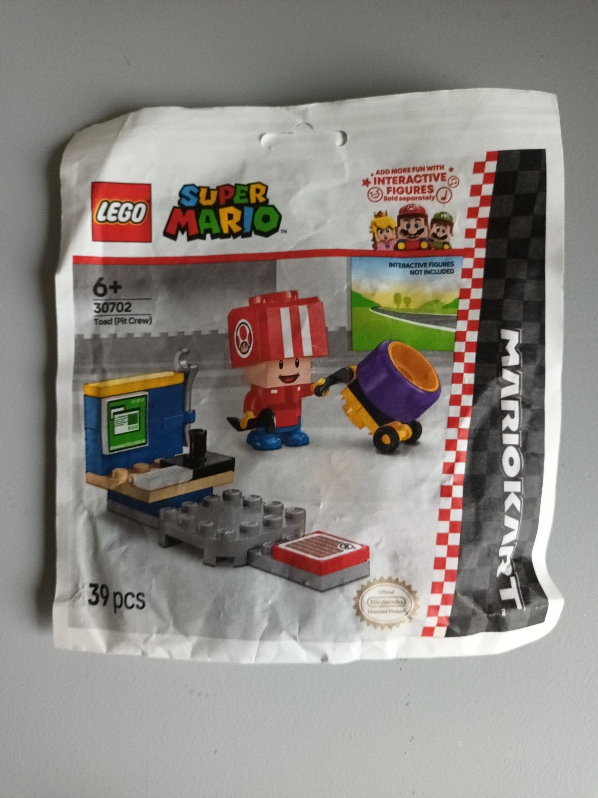 Lego Super Mario Toad pit crew nieuw nieuwe mariokart 30702, Overige thema's, Lego, Nieuw, Ophalen of Verzenden
