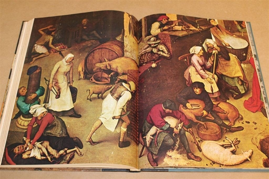 De Wereld van Breugel — Groot Formaat Kunstboek 1970, Ophalen of Verzenden, Gelezen