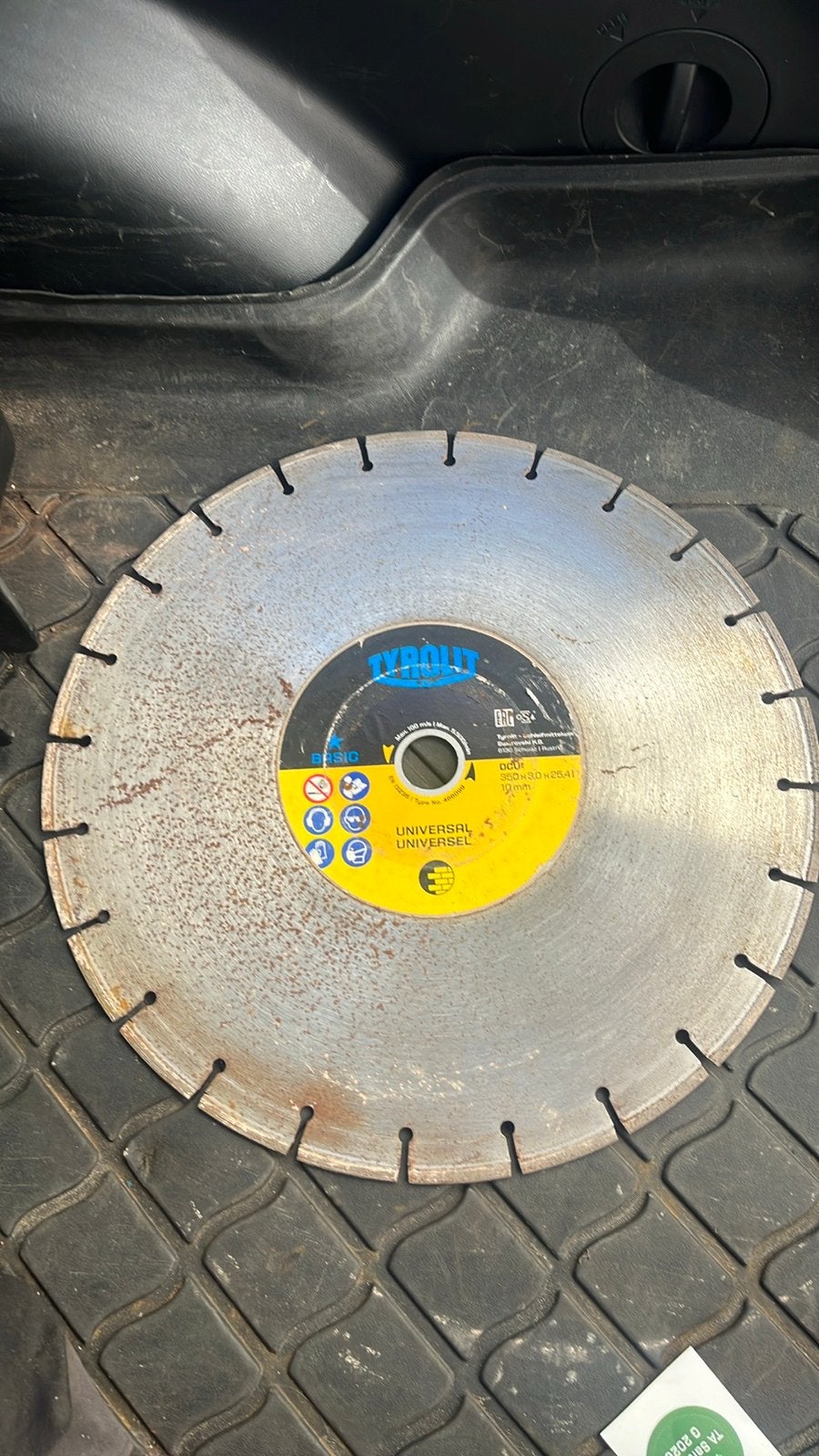 Diamant Zaagblad 35cm voor Steen & Beton - Waterkoeling, Ophalen, 70 mm of meer, Overige typen, Nieuw