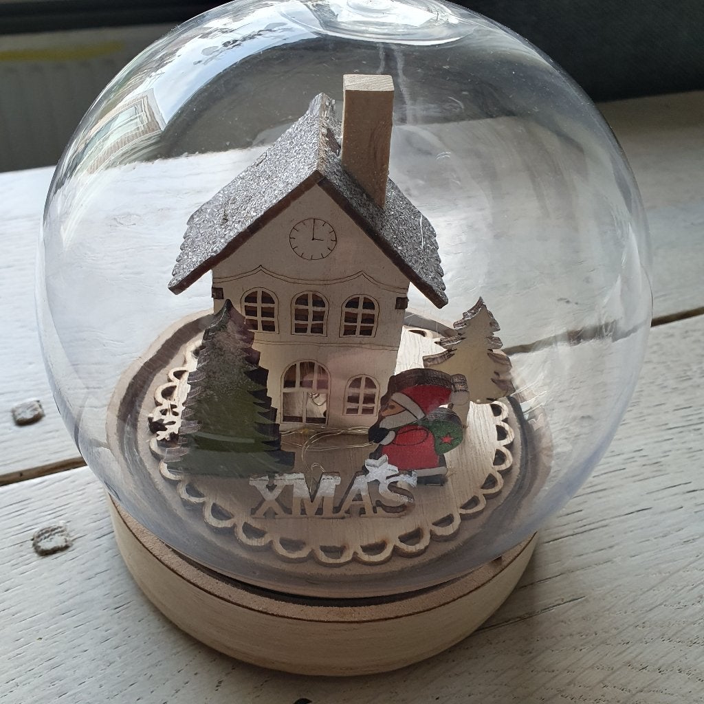 kerstbol met lichtje, Ophalen of Verzenden, Gebruikt
