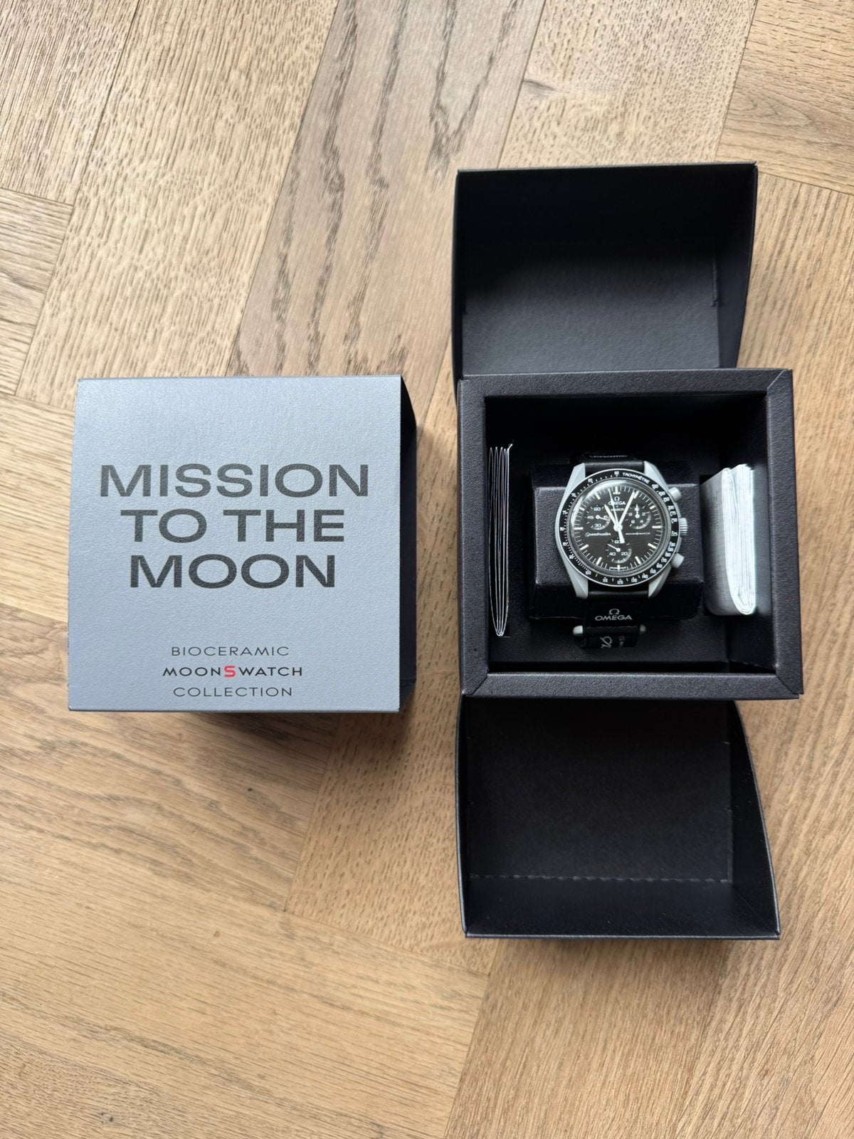 Omega x Swatch Moonswatch Mission to the Moon vaste prijs, Sieraden, Tassen en Uiterlijk, Horloges | Heren, Kunststof, Polshorloge