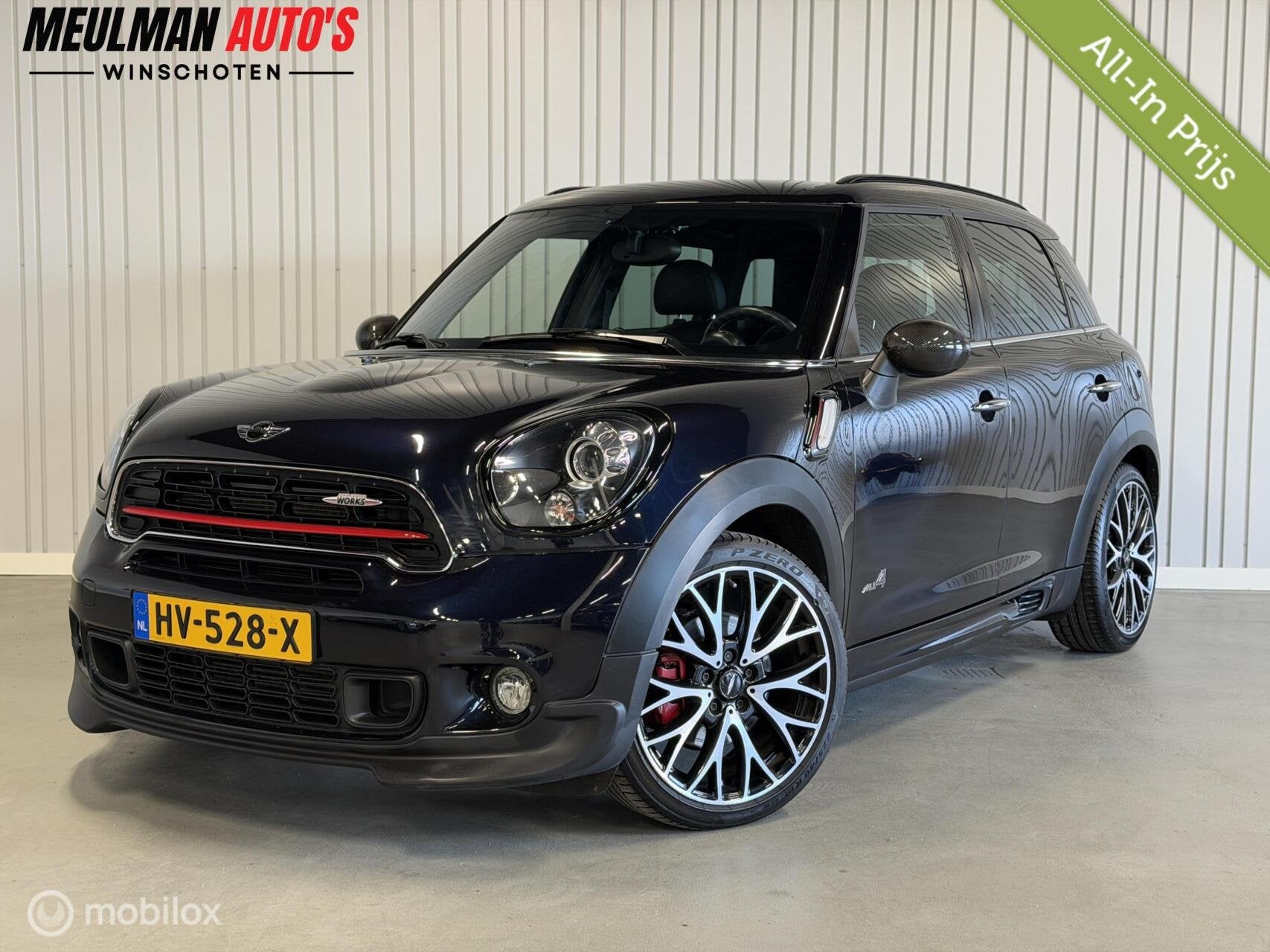 Mini Countryman 1.6 John Cooper Works ALL4 Chili, Gebruikt, Euro 6, Zwart, Vierwielaandrijving