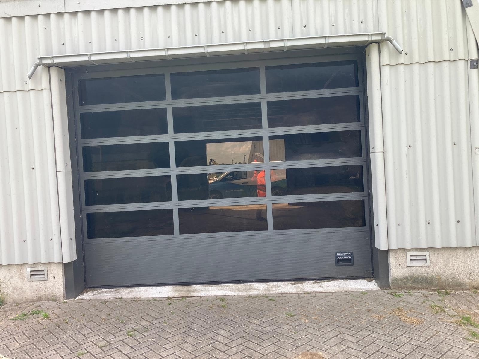 Garagedeur,overheaddeur,roldeur sectionaaldeur, Ophalen, Garagedeur, Zo goed als nieuw, 120 cm of meer