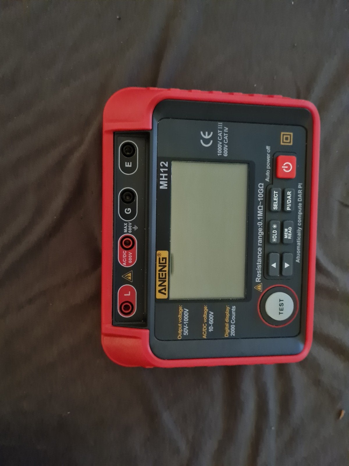 aneng mh12 ohm isolatieweerstand tester, Doe-het-zelf en Verbouw, Ophalen of Verzenden
