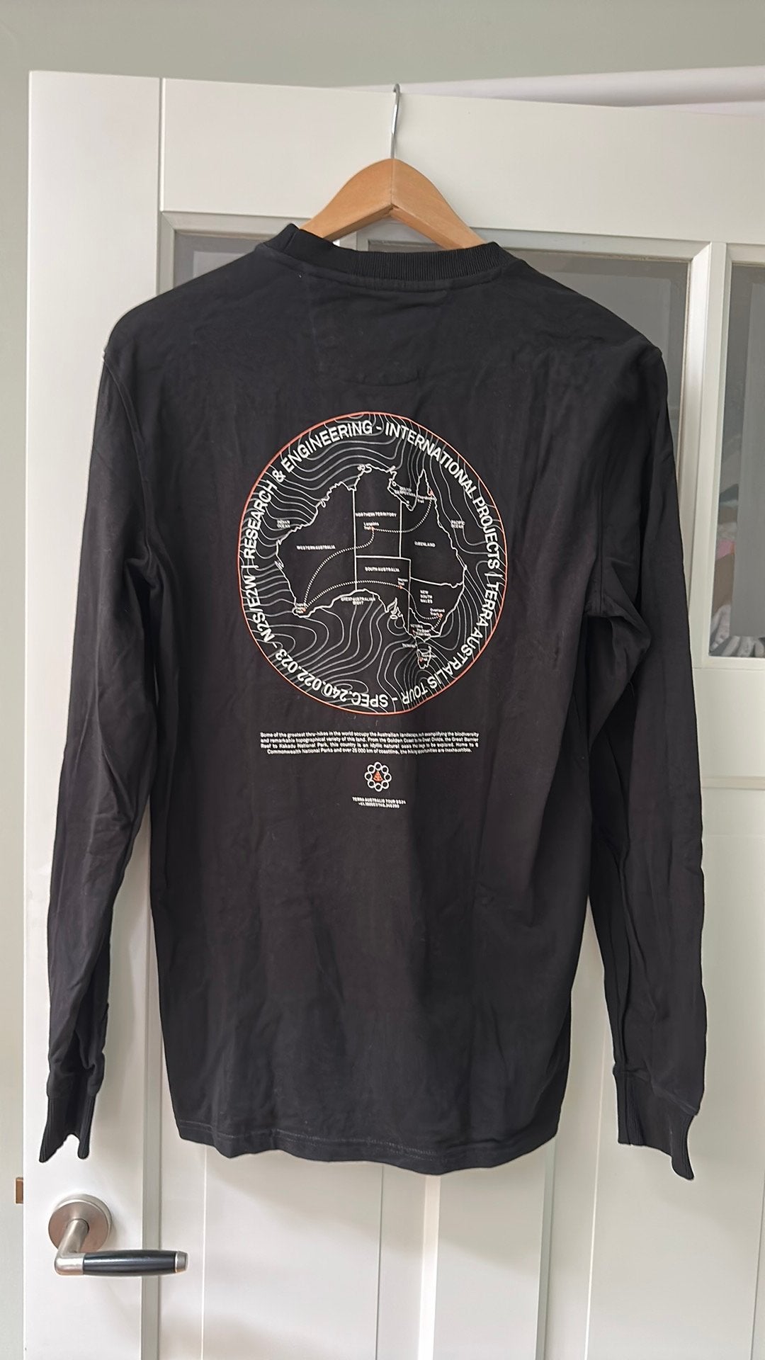 Zwarte longsleeve merk Hallinger (The Sting), maat S, Ophalen of Verzenden, Zo goed als nieuw, Maat 46 (S) of kleiner, Zwart