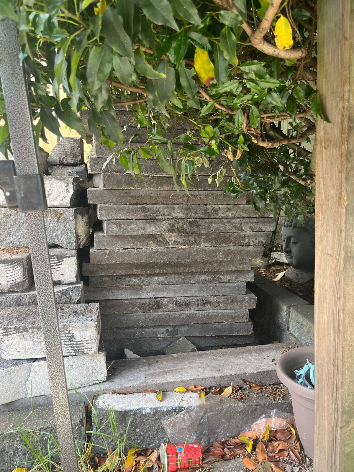 Deze week ophalen! Diverse gebruikte stenen en tegels, Tuin en Terras, Tegels en Klinkers, Ophalen, Gebruikt, Klinkers, 10 m² of meer