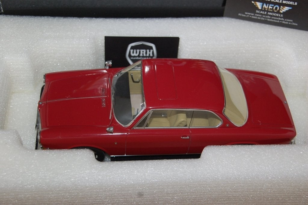 1:18 BMW 3200 CS COUPE red NEO resin WRH, Hobby en Vrije tijd, Verzenden, Zo goed als nieuw, Auto, Overige merken