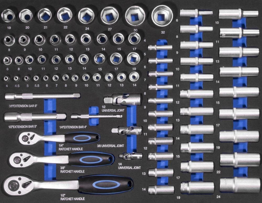 Gude GW 7 gevulde gereedschapswagen 226 delig!!, Ophalen, Nieuw