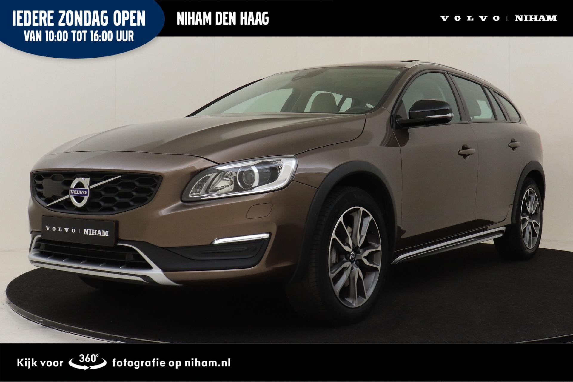 Volvo V60 CROSS COUNTRY T5 AUT. SUMMUM -PANO.DAK|PREMIUMAUDI, 12 maanden, 15 km/l, Gebruikt, Euro 6