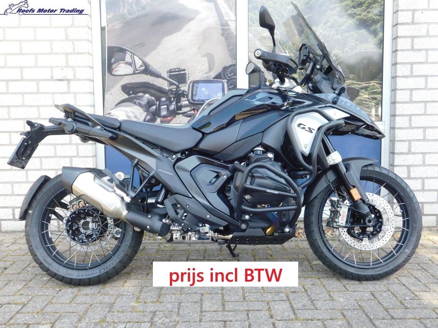 BMW R 1300 GS TRIPLE BLACK (BTW-ER) model \'25 pas 4615 km, Motoren, 2 cilinders, Motorrijbewijs A, Bedrijf, Onbekend