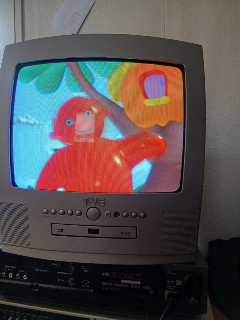 TVE 1400/DVD CRT TV met ingebouwde DVD-speler, Gebruikt, 50 Hz, Minder dan 40 cm, Ophalen