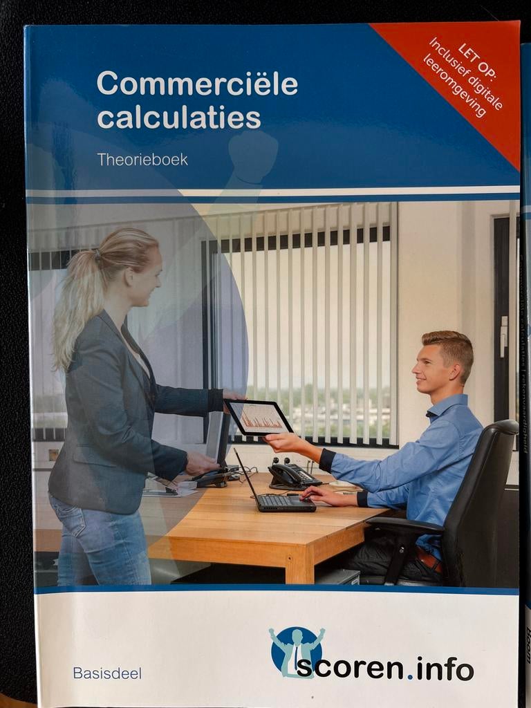 Commerciële calculaties - Theorieboek (incl. digitale leerom, Ophalen of Verzenden, Gamma, Zo goed als nieuw, MBO
