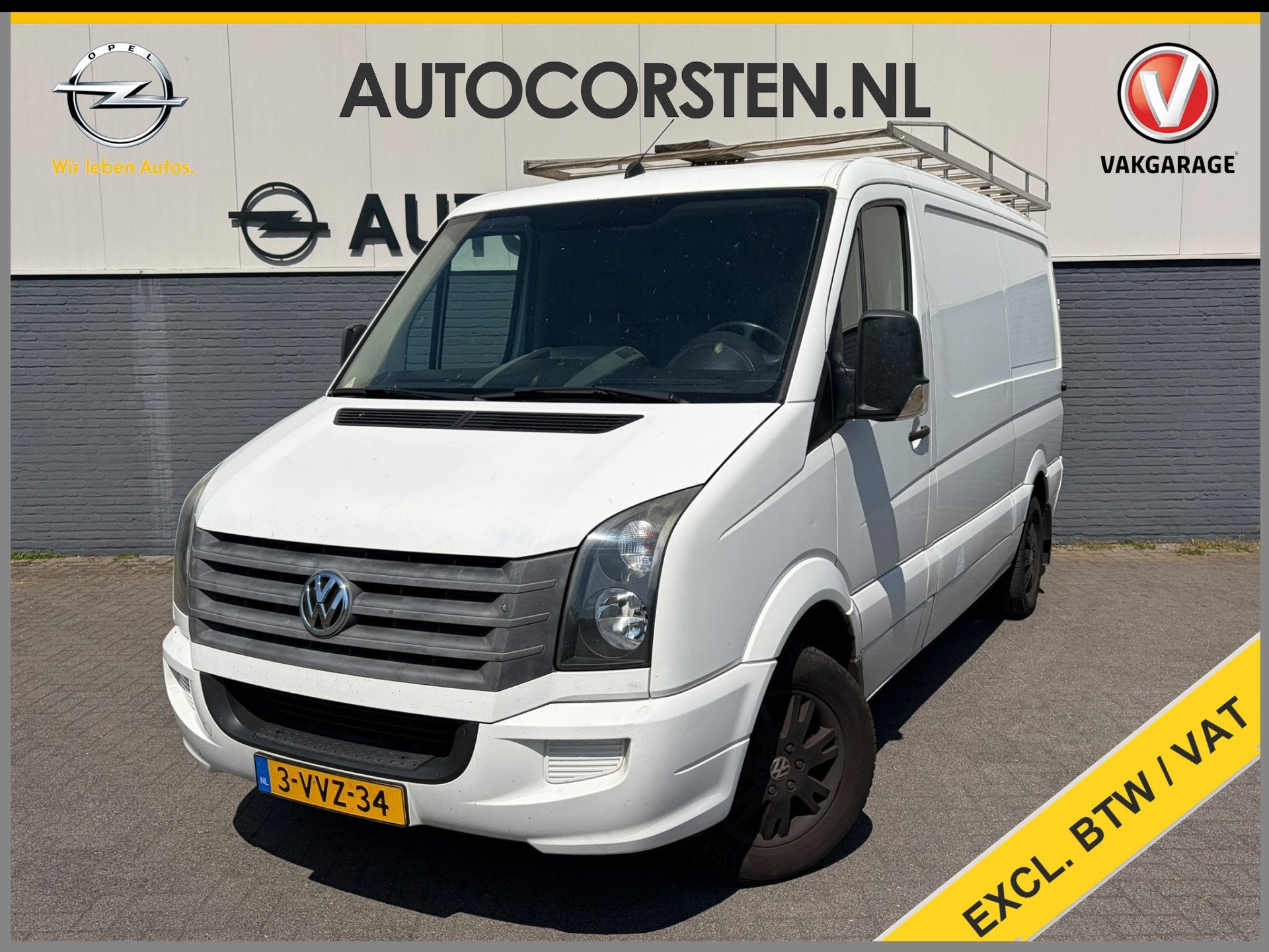 Volkswagen Crafter 35 2.0TDI 136PK L2H1 BM 3-Pers.Trekhaak C, 13 km/l, Euro 5, Gebruikt, Zwart