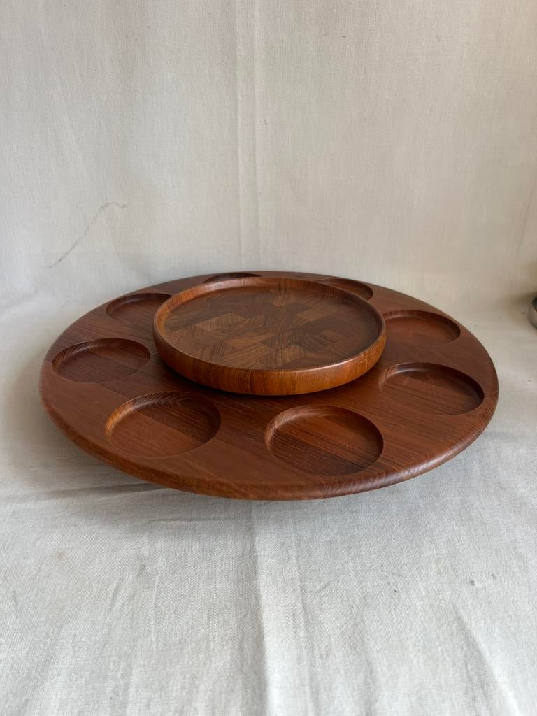 Digsmed Danmark. Lazy susan vintage voor 8 schaaltjes,, Ophalen of Verzenden