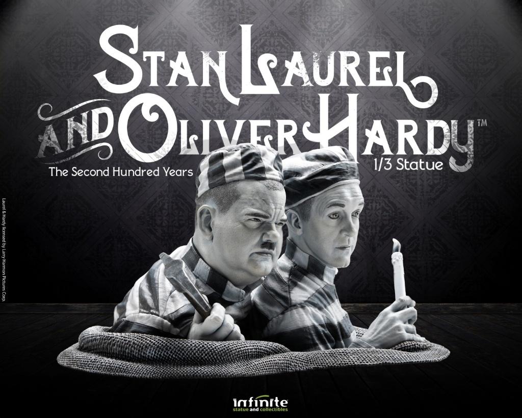 Infinite Stan Laurel and Oliver Hardy statue, Verzamelen, Beelden en Beeldjes, Ophalen of Verzenden, Nieuw, Overige typen