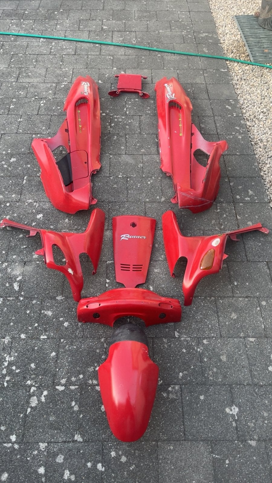 Gilera Runner kappenset Fx, Ophalen