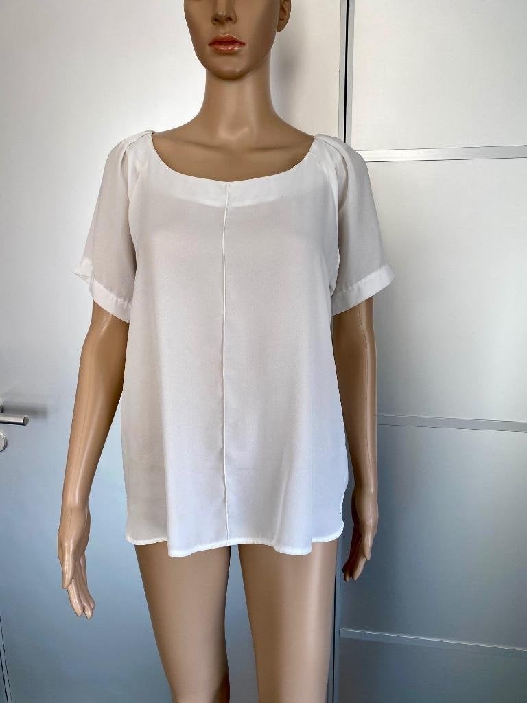 H181 Steps maat M=38/40 blouse top gebroken-wit, Maat 38/40 (M), Wit, Ophalen of Verzenden, Zo goed als nieuw