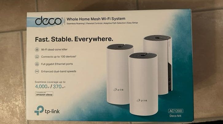 TP-Link Deco M4 AC1200 Whole Home Mesh Wi-Fi Systeem, Ophalen of Verzenden, Nieuw