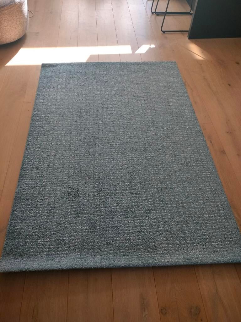 IKEA LANGSTED vloerkleed 195 x 133 cm - Grijs, Ophalen, Grijs, 100 tot 150 cm, Zo goed als nieuw