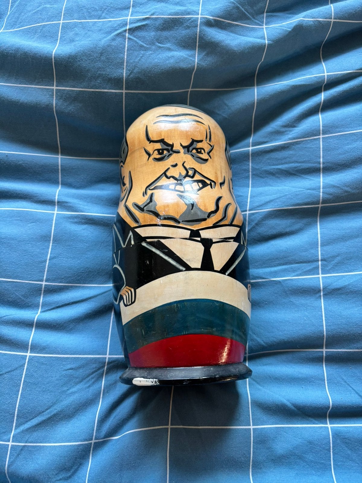 Vintage Russische Matroesjka – Sovjetleiders, Ophalen of Verzenden, Zo goed als nieuw