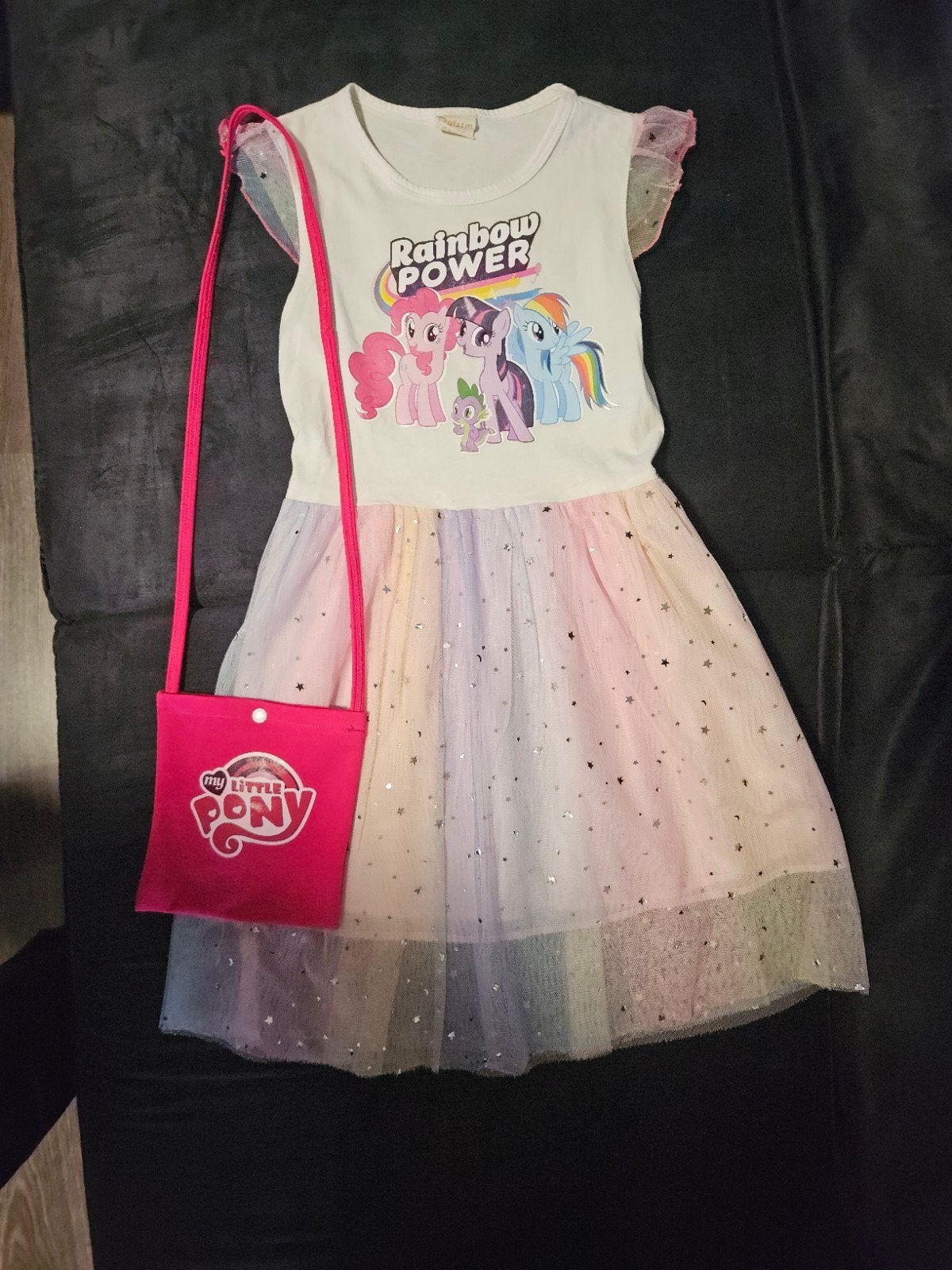My Little Pony jurk met tasje - Regenboog Power, Ophalen of Verzenden, Zo goed als nieuw, My Little Pony, Meisje