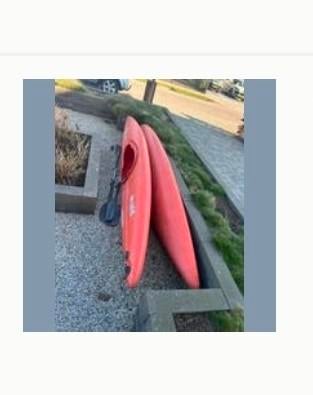 2 wildwaterkano's, Ophalen, Gebruikt, Eén persoon, Met peddels