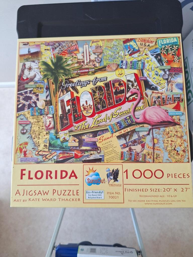 Legpuzzel Greetings from Florida, Ophalen of Verzenden, 500 t/m 1500 stukjes, Nieuw, Legpuzzel