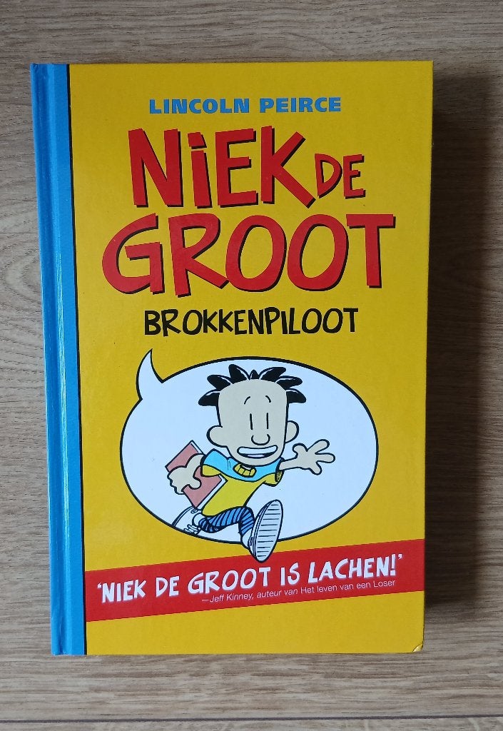 Lincoln Peirce - Niek de Groot Brokkenpiloot, Ophalen of Verzenden, Zo goed als nieuw, Lincoln Peirce, Fictie algemeen