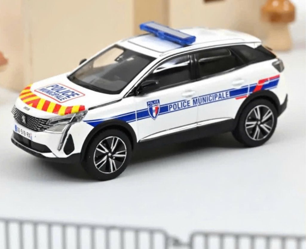 Peugeot 3008 2023 Police Municipale strip.1:43 NOREV 473949