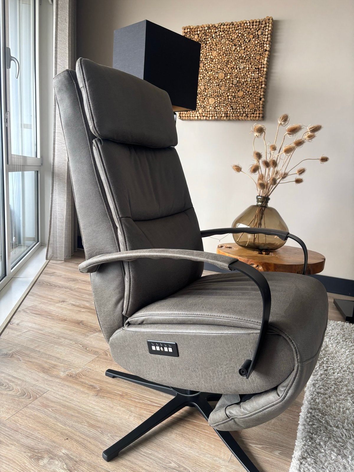 Luxe Elektrische Relaxfauteuil - Zo goed als nieuw, Ophalen, 100 tot 125 cm, Zo goed als nieuw, 75 tot 100 cm