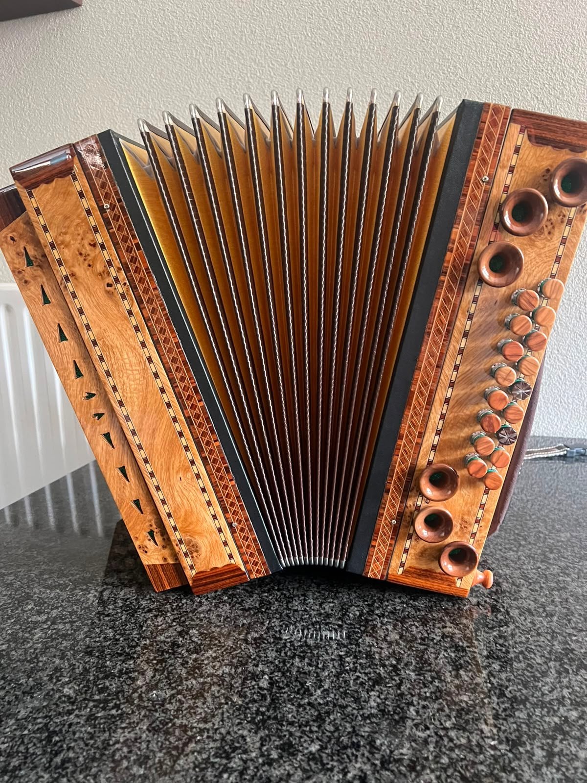 Steirische harmonica - Otto Dawid, Muziek en Instrumenten, Accordeons, Overige formaten, Met koffer, Toetsaccordeon, Zo goed als nieuw