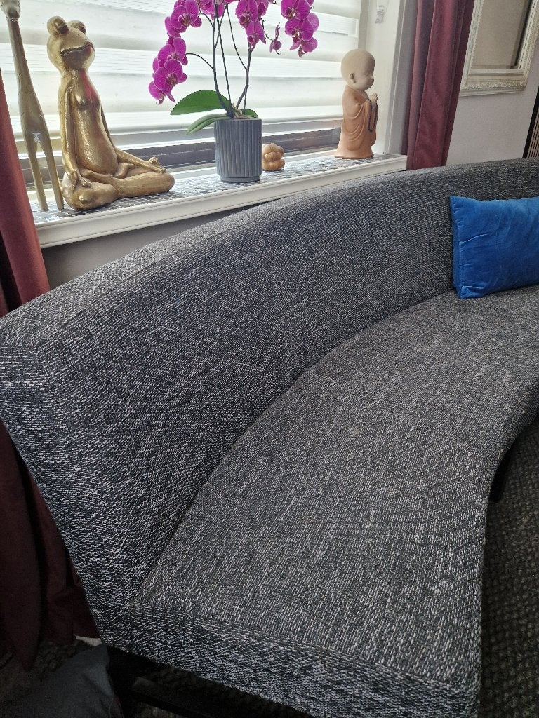 Complete eethoek. Tafel, ovale eetbank en 3 stoelen, Ophalen, Gebruikt