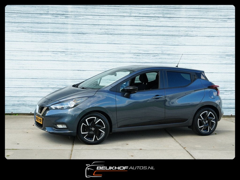 Nissan Micra 1.0 IG-T N-Design Carplay Navigatie Bose Audio, Auto's, Voorwielaandrijving, Handgeschakeld, 3 cilinders, Zilver of Grijs