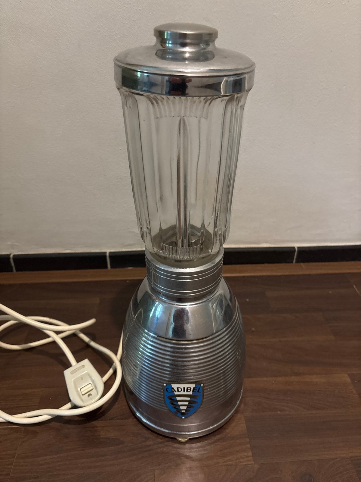 Vintage Cadibel Quick Batter Blender - Made in Italy, Ophalen of Verzenden, Gebruikt, Blender