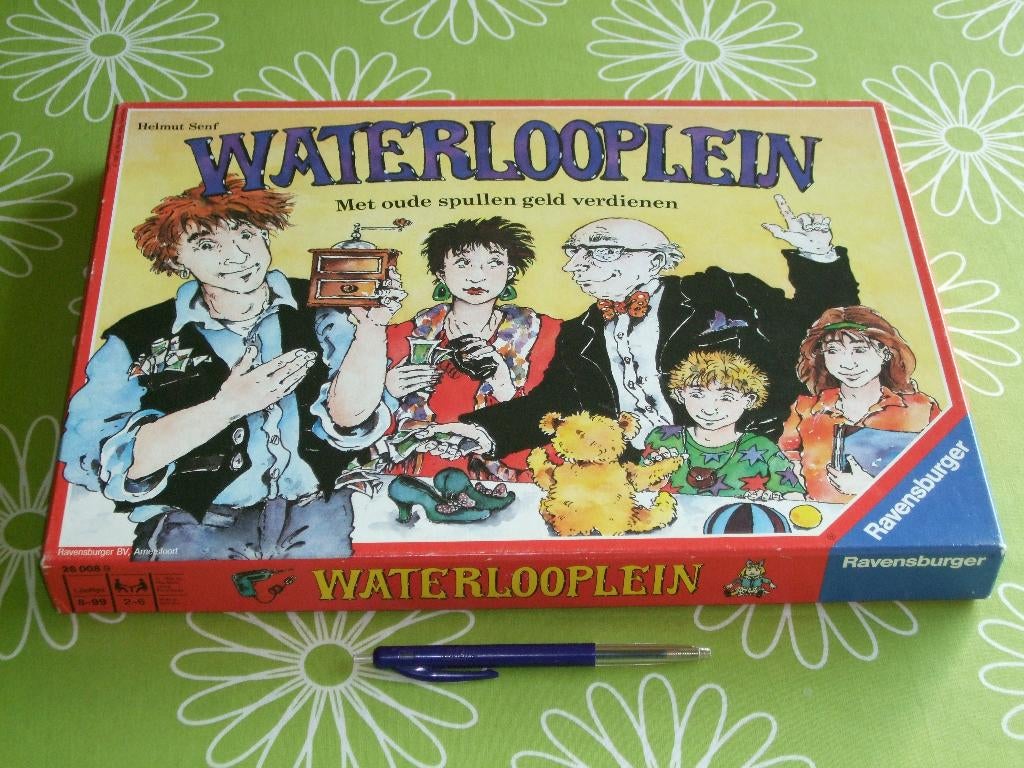 Waterlooplein bordspel - Met oude spullen geld verdienen, Vijf spelers of meer, Ophalen of Verzenden, Gebruikt