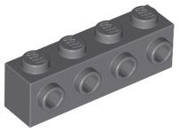 Lego Bouwstenen modified 1x4 donkerblauw grijs 15 stuks, Ophalen of Verzenden, Gebruikt, Losse stenen, Lego