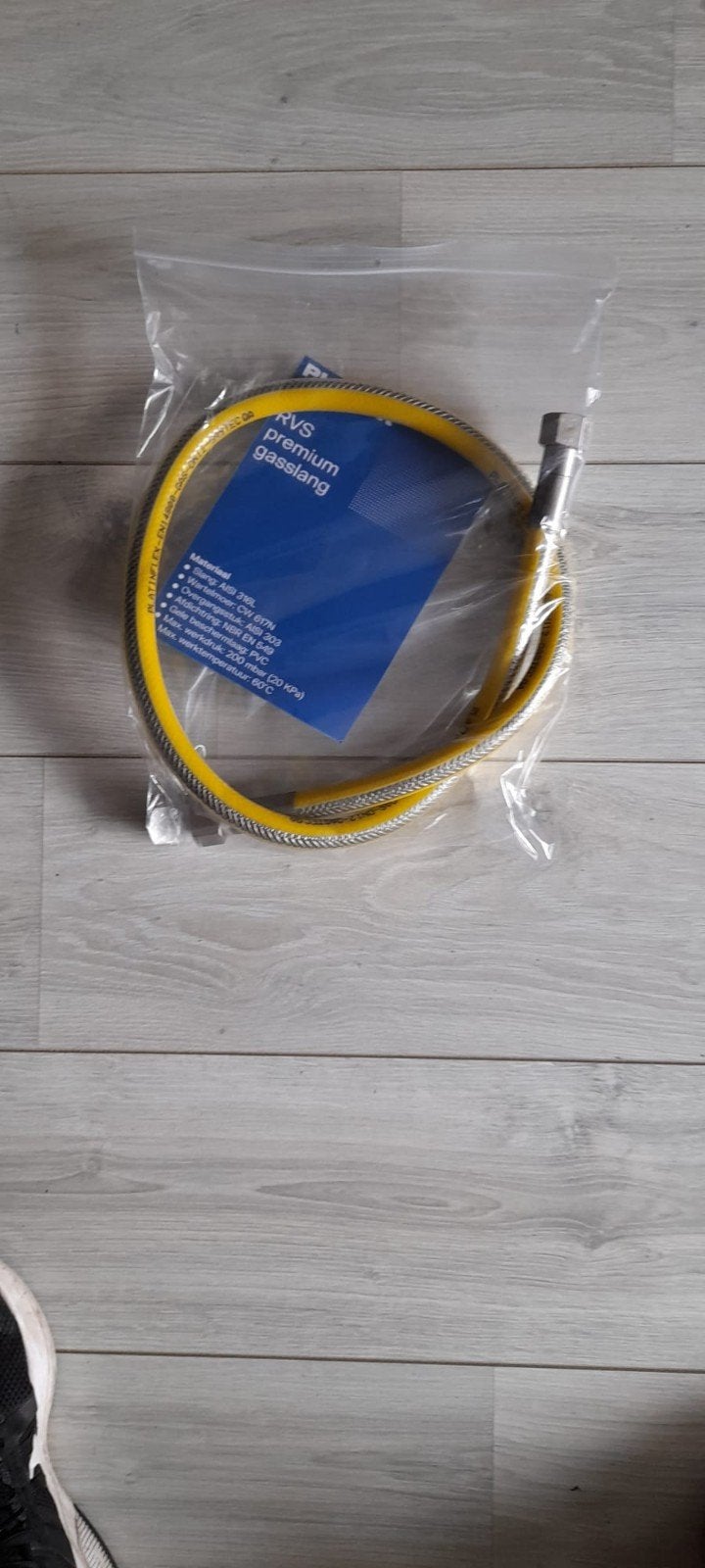 Gasslang rvs, Witgoed en Apparatuur, Ophalen of Verzenden, Nieuw