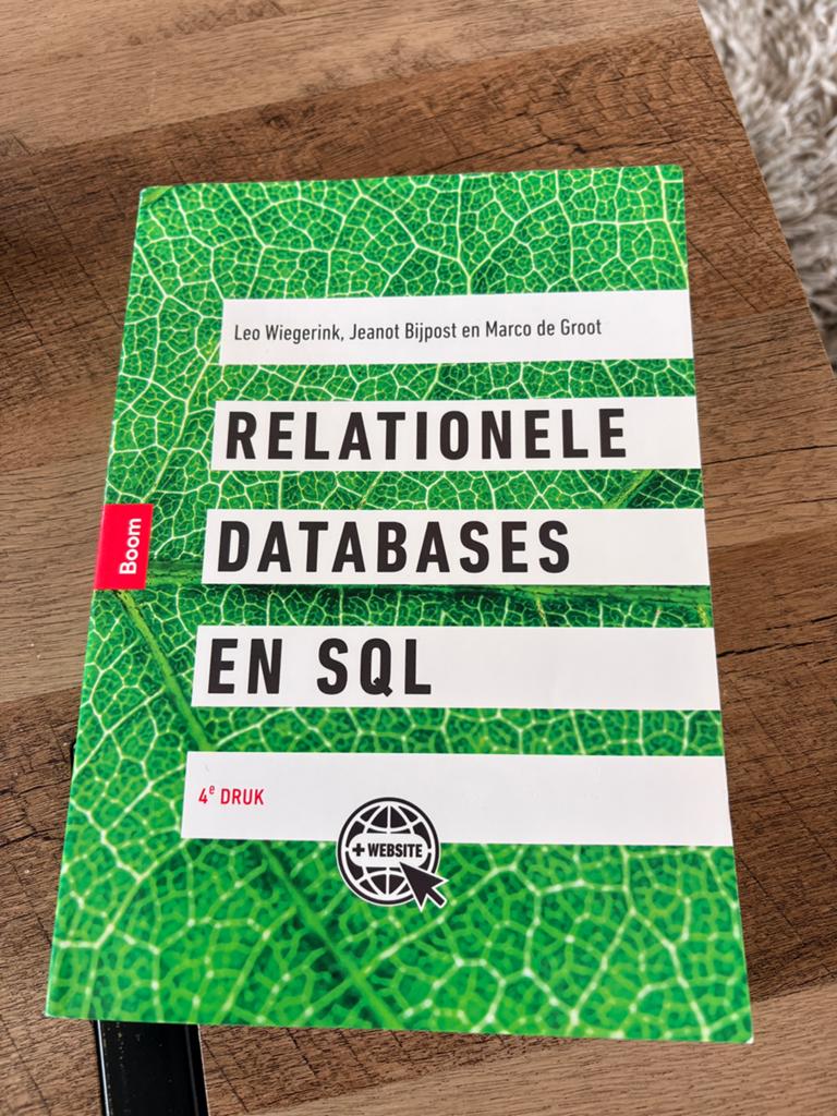 Relationele databases en SQL, Boeken, Ophalen of Verzenden, Zo goed als nieuw, Programmeertaal of Theorie