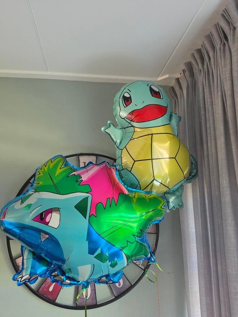 Pokémon folieballonnen: gevuld met helium, Ophalen, Gebruikt, Versiering, Verjaardag