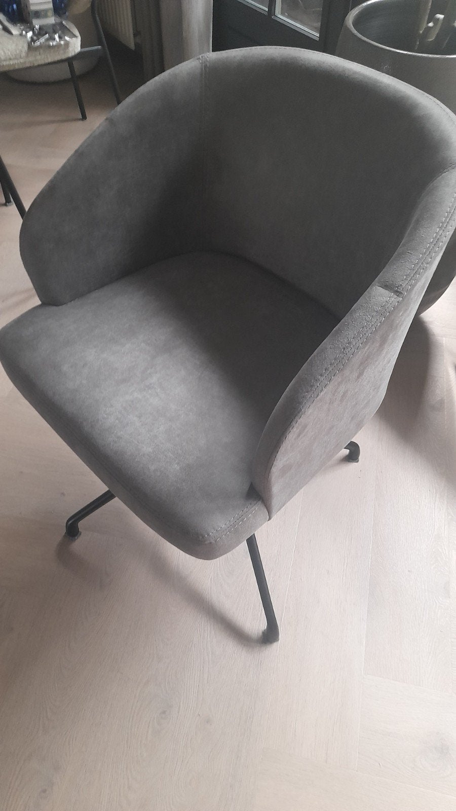Prachtige kwaliteit eettafel sidetable bijzet bureau stoelen, Huis en Inrichting, Ophalen, Twee, Zo goed als nieuw, Stof
