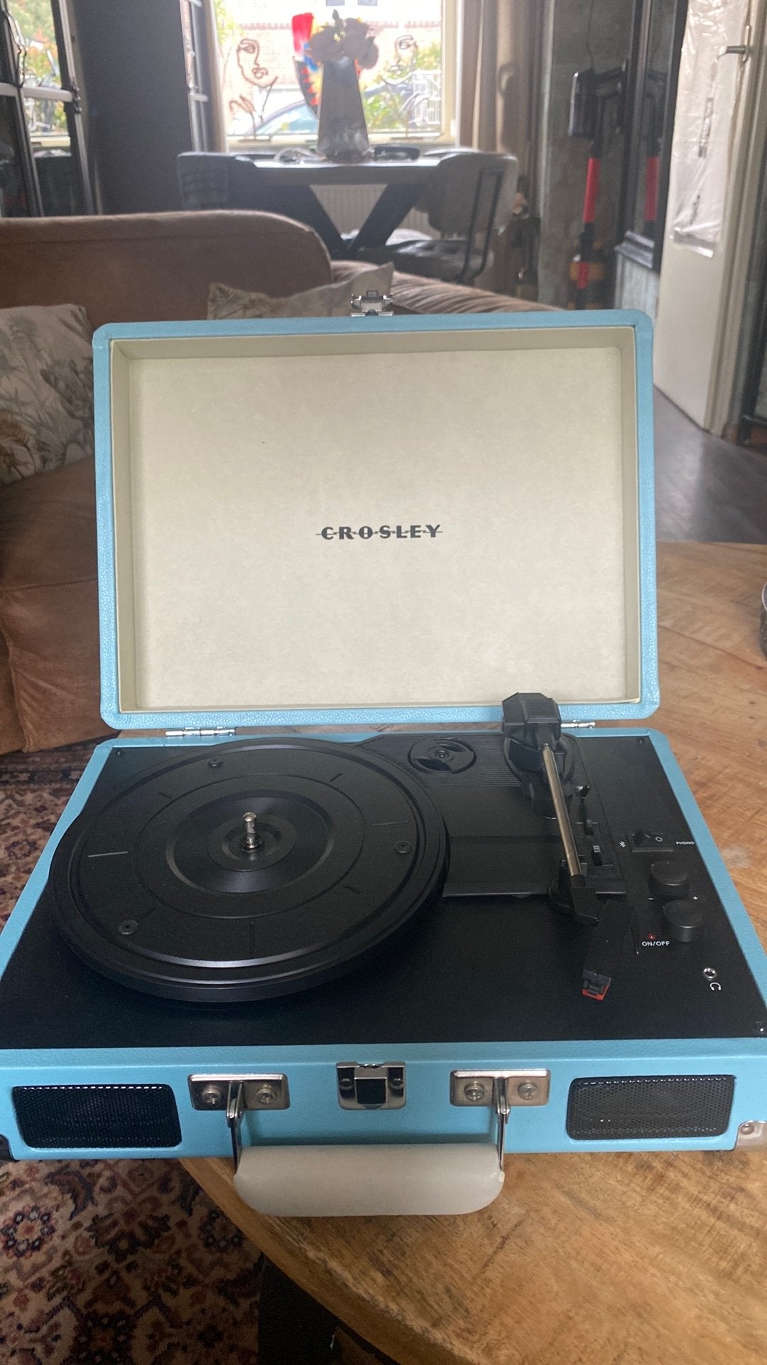 Retro Crosley platenspeler, Audio, Tv en Foto, Platenspelers, Ophalen, Zo goed als nieuw, Overige merken