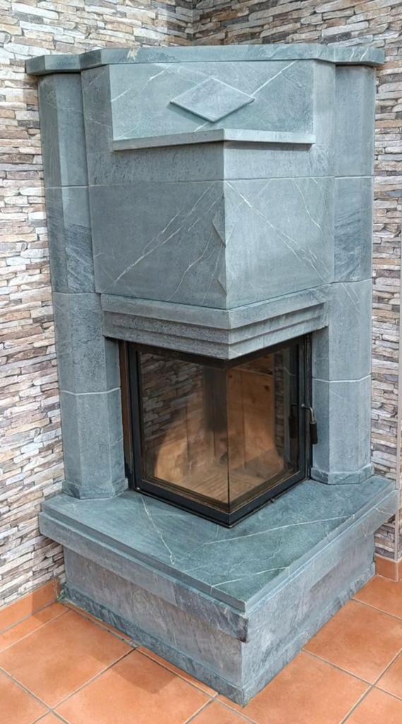24093 Zware speksteenkachel Hark 8kw, Ophalen, Info@woonwarmer.nl, Gebruikt, Houtkachel