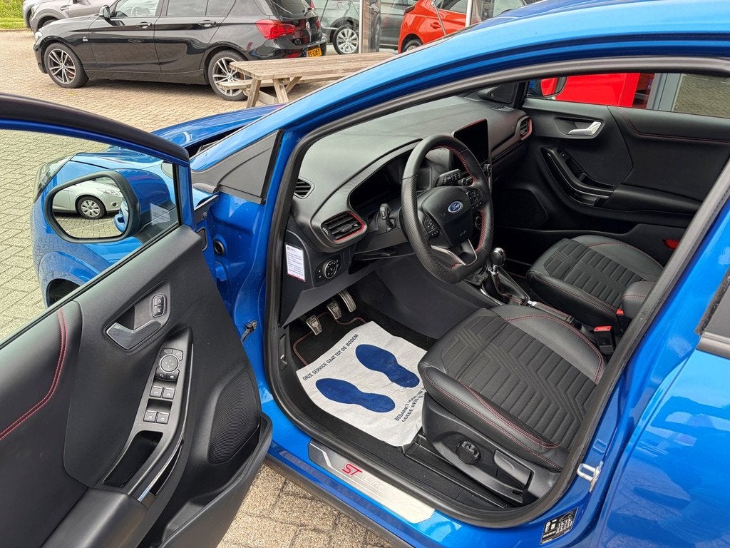 Ford Puma 1.0 EcoBoost Hybrid ST-Line X, Auto's, Ford, Blauw, 23 km/l, Bedrijf, Hybride Elektrisch/Benzine